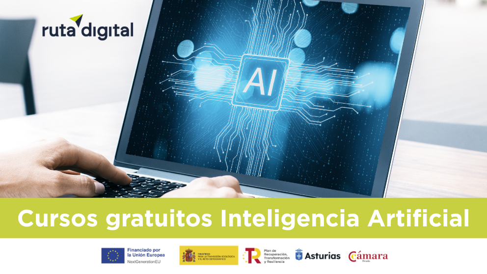 Cursos gratuitos sobre inteligencia Artificial de Ruta Digital Asturias